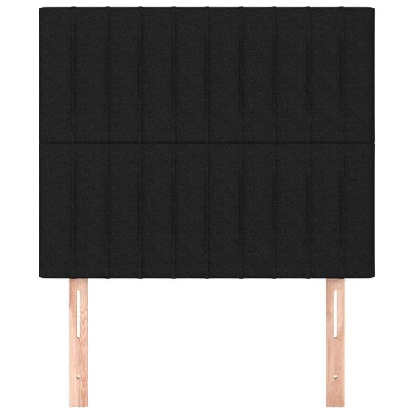 Testiere 2 Pz Nero 100x5x78/88 Cm In Tessuto - Image 3