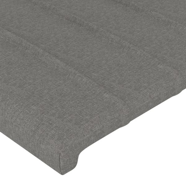 Testiere 4 Pz Grigio Scuro 100x5x78/88 Cm In Tessuto - Image 4