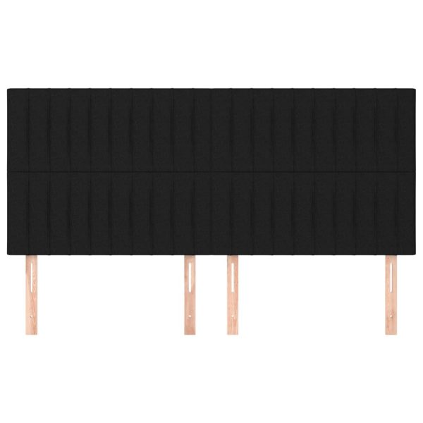 Testiere 4 Pz Nero 100x5x78/88 Cm In Tessuto - Image 3