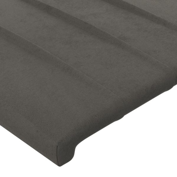 Testiere 4 Pz Grigio Scuro 72x5x78/88 Cm In Velluto - Image 4