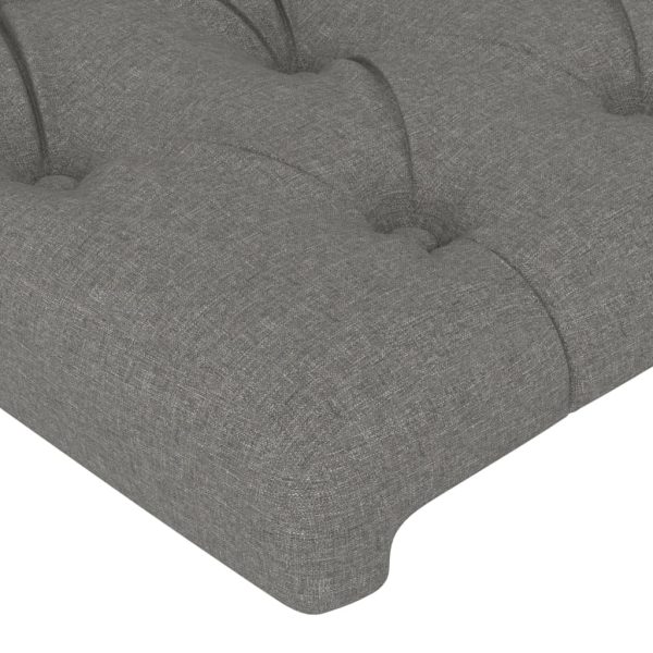 Testiere 4 Pz Grigio Scuro 100x7x78/88 Cm In Tessuto - Image 4