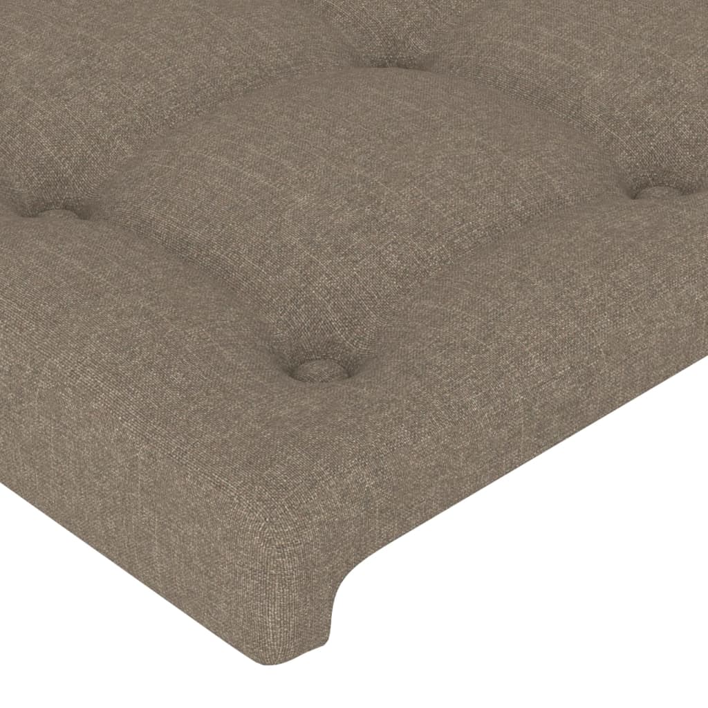 Testiera 4 Pz Tortora 90x5x78/88 Cm In Tessuto - Image 4