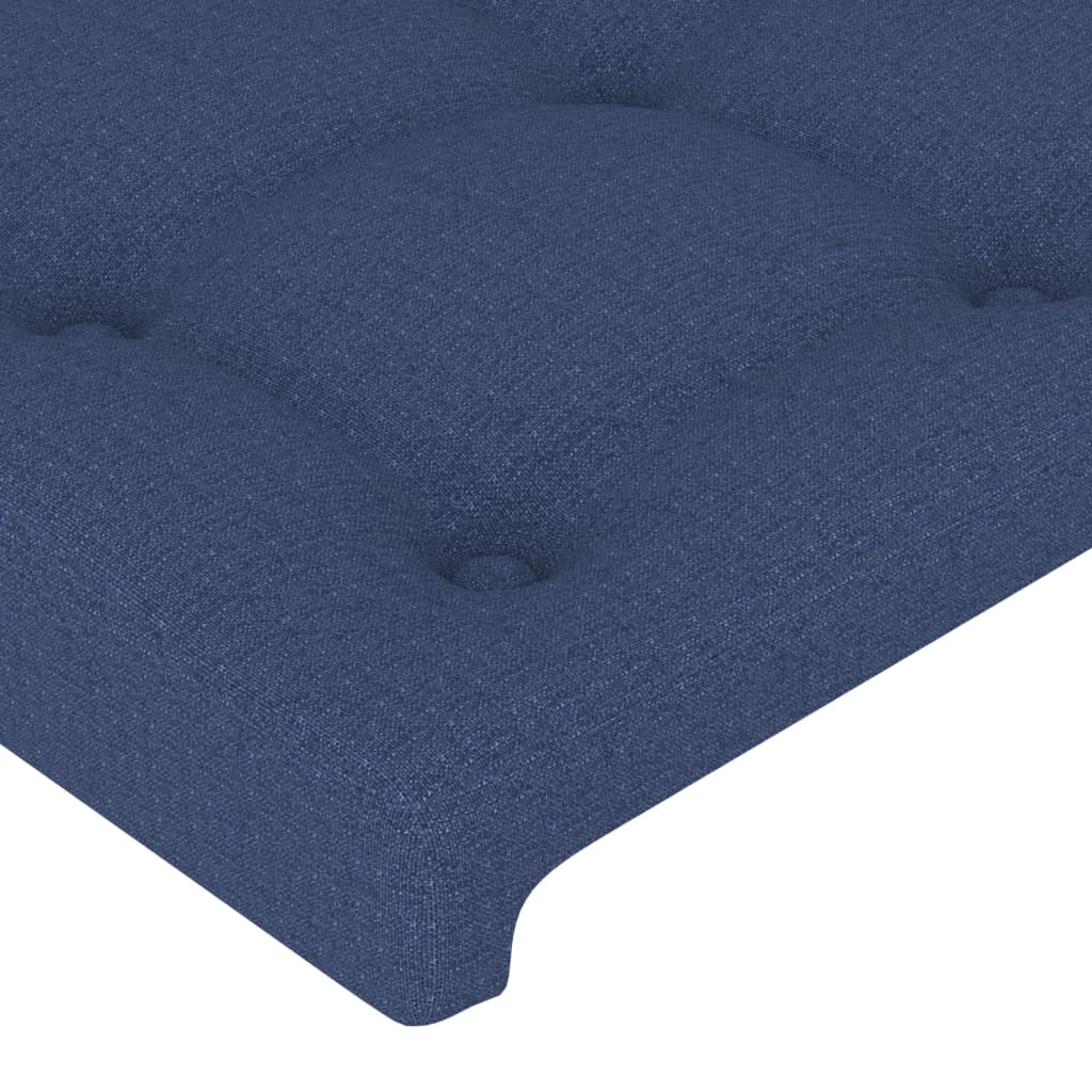 Testiera 4 Pz Blu 90x5x78/88 Cm In Tessuto - Image 4