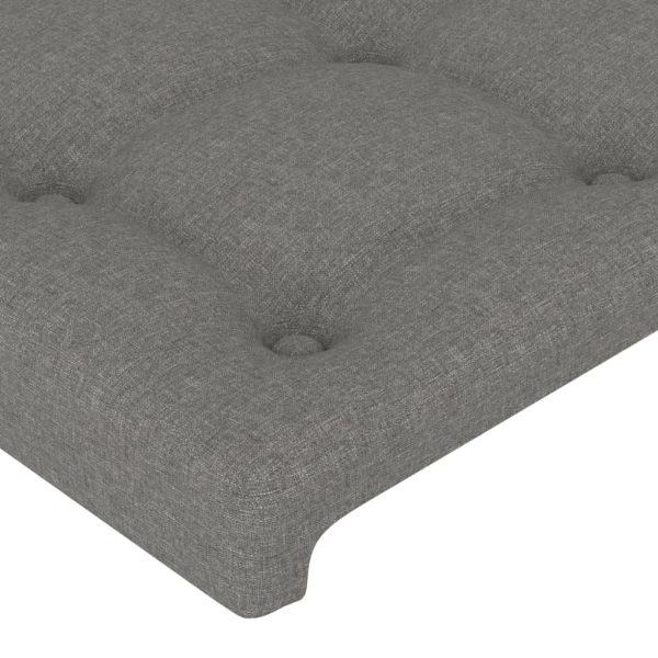 Testiere 4 Pz Grigio Scuro 100x5x78/88 Cm In Tessuto - Image 4