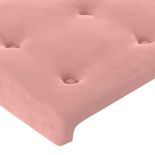 Testiere 2 Pz Rosa 100x5x78/88 Cm In Velluto - Image 4