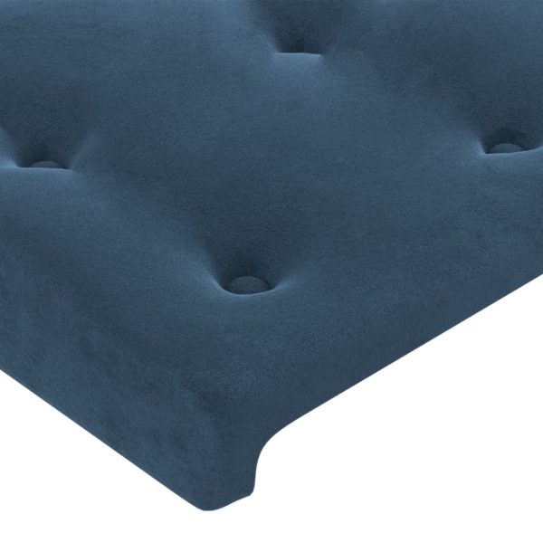 Testiere 4 Pz Blu Scuro 72x5x78/88 Cm In Velluto - Image 4