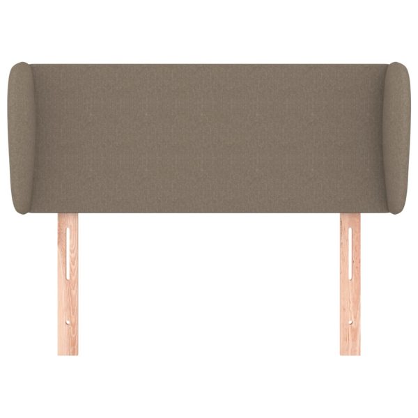 Testiera Ad Orecchio Tortora 93x23x78/88 Cm In Tessuto - Image 3