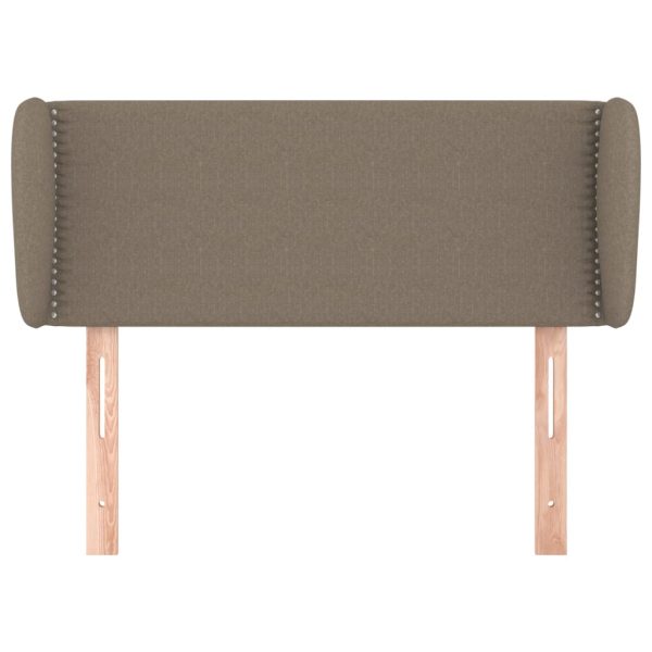 Testiera Ad Orecchio Tortora 93x23x78/88 Cm In Tessuto - Image 3