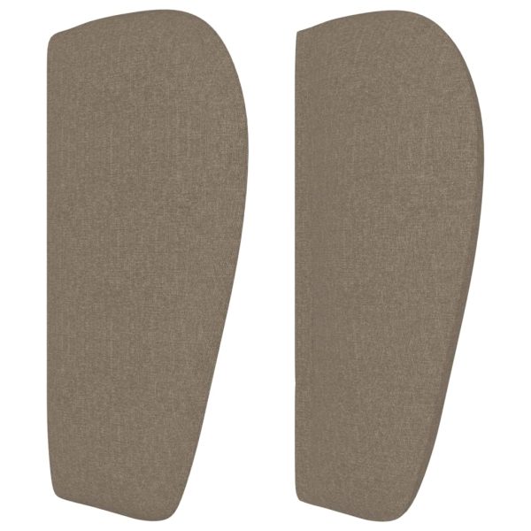 Testiera Ad Orecchio Tortora 93x23x78/88 Cm In Tessuto - Image 4