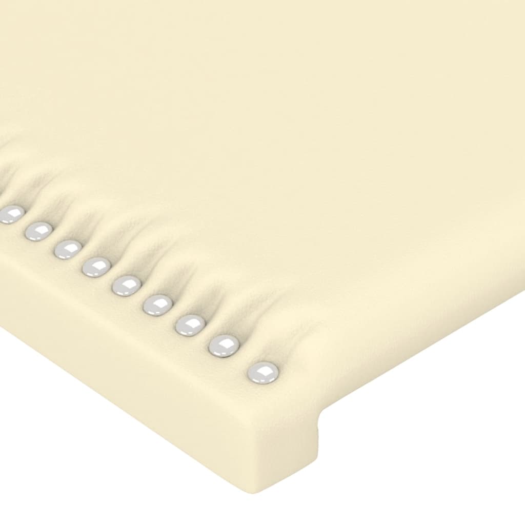 Testiera Ad Orecchio Crema 103x23x78/88 Cm In Similpelle - Image 5