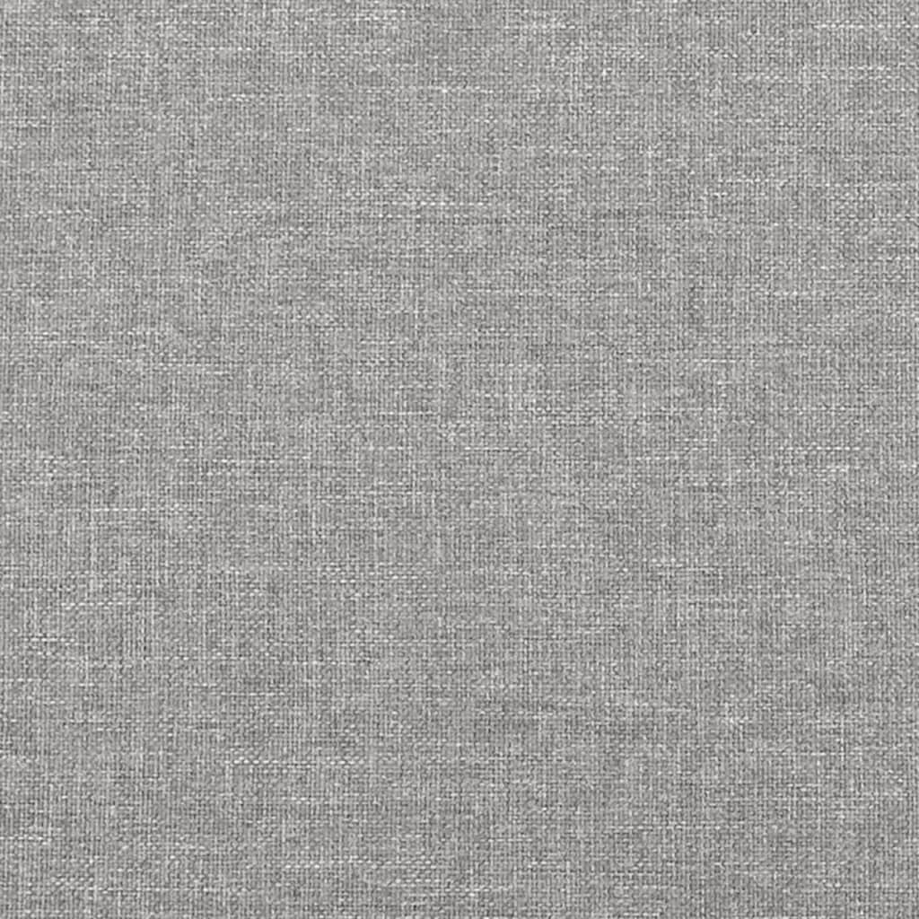 Testiera Ad Orecchio Grigio Chiaro 93x23x78/88 Cm In Tessuto - Image 6