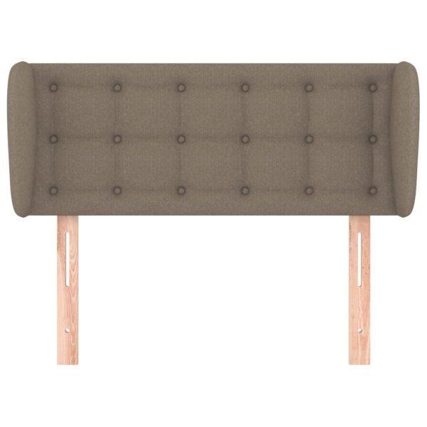 Testiera Ad Orecchio Tortora 83 X 23 X 78/88 Cm In Tessuto - Image 3
