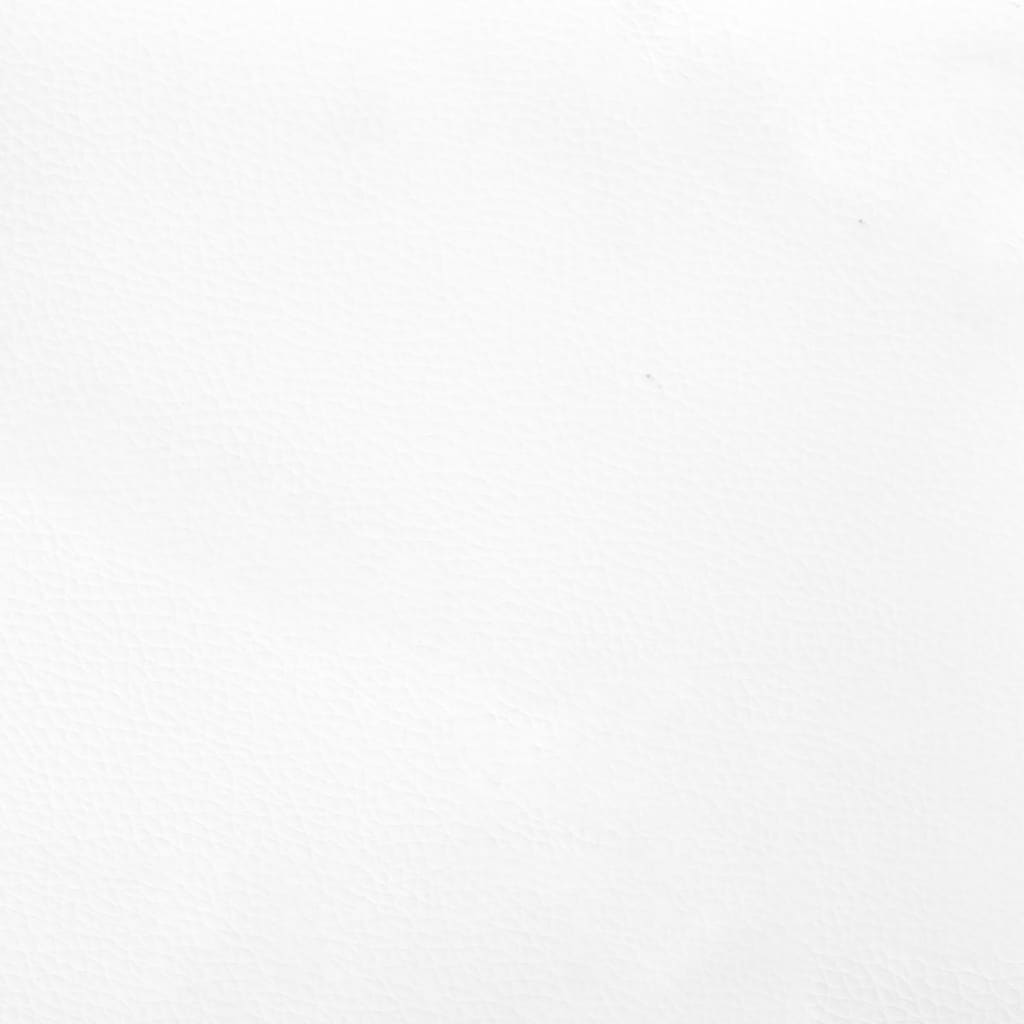 Testiera Ad Orecchio Bianca 103x23x118/128 Cm In Similpelle - Image 6