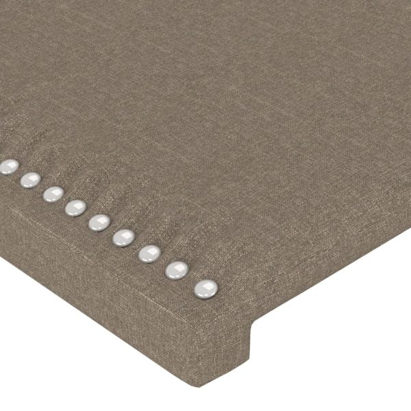 Testiera Ad Orecchio Tortora 103x23x118/128 Cm In Tessuto - Image 5
