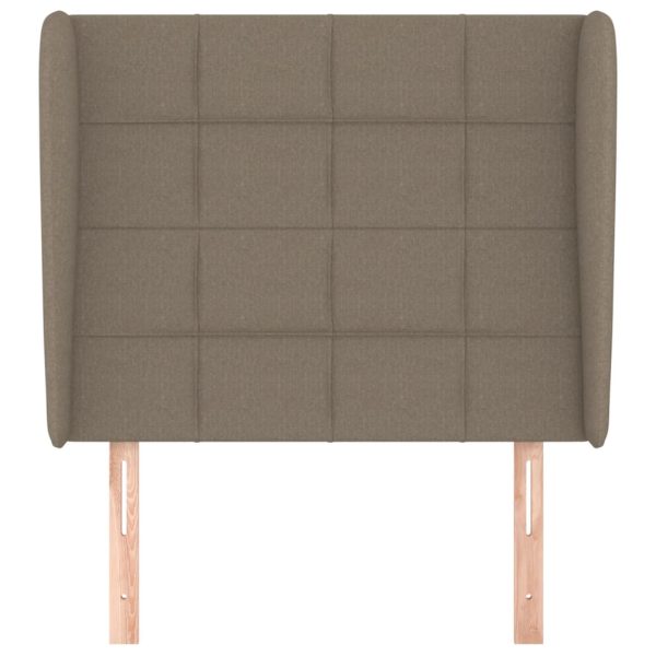 Testiera Ad Orecchio Tortora 93x23x118/128 Cm In Tessuto - Image 3