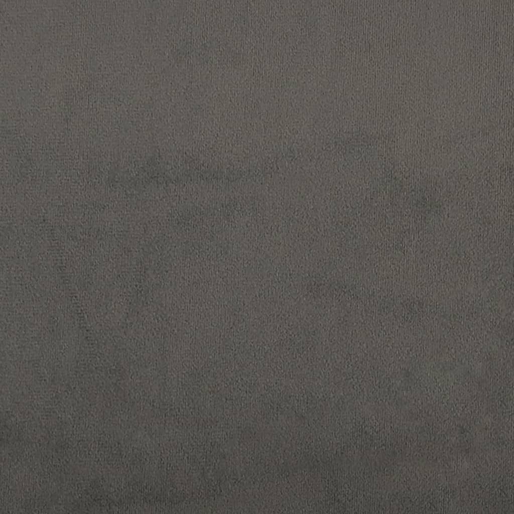 Testiera Ad Orecchio Grigio Scuro 83x23x118/128 Cm In Velluto - Image 6