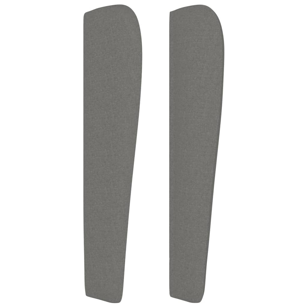 Testiera Ad Orecchio Grigio Scuro 83x23x118/128 Cm In Tessuto - Image 4