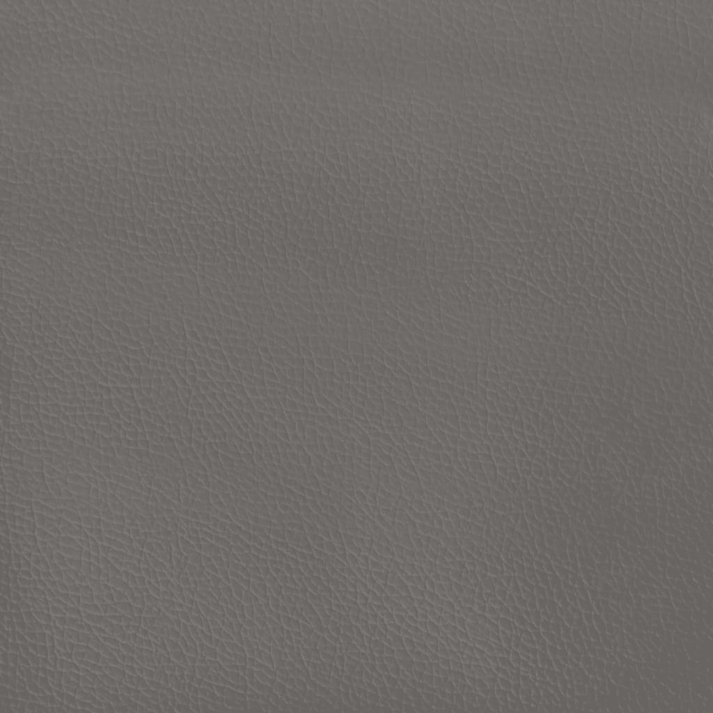 Testiera Ad Orecchio Grigio 147x16x78/88 Cm In Similpelle - Image 6