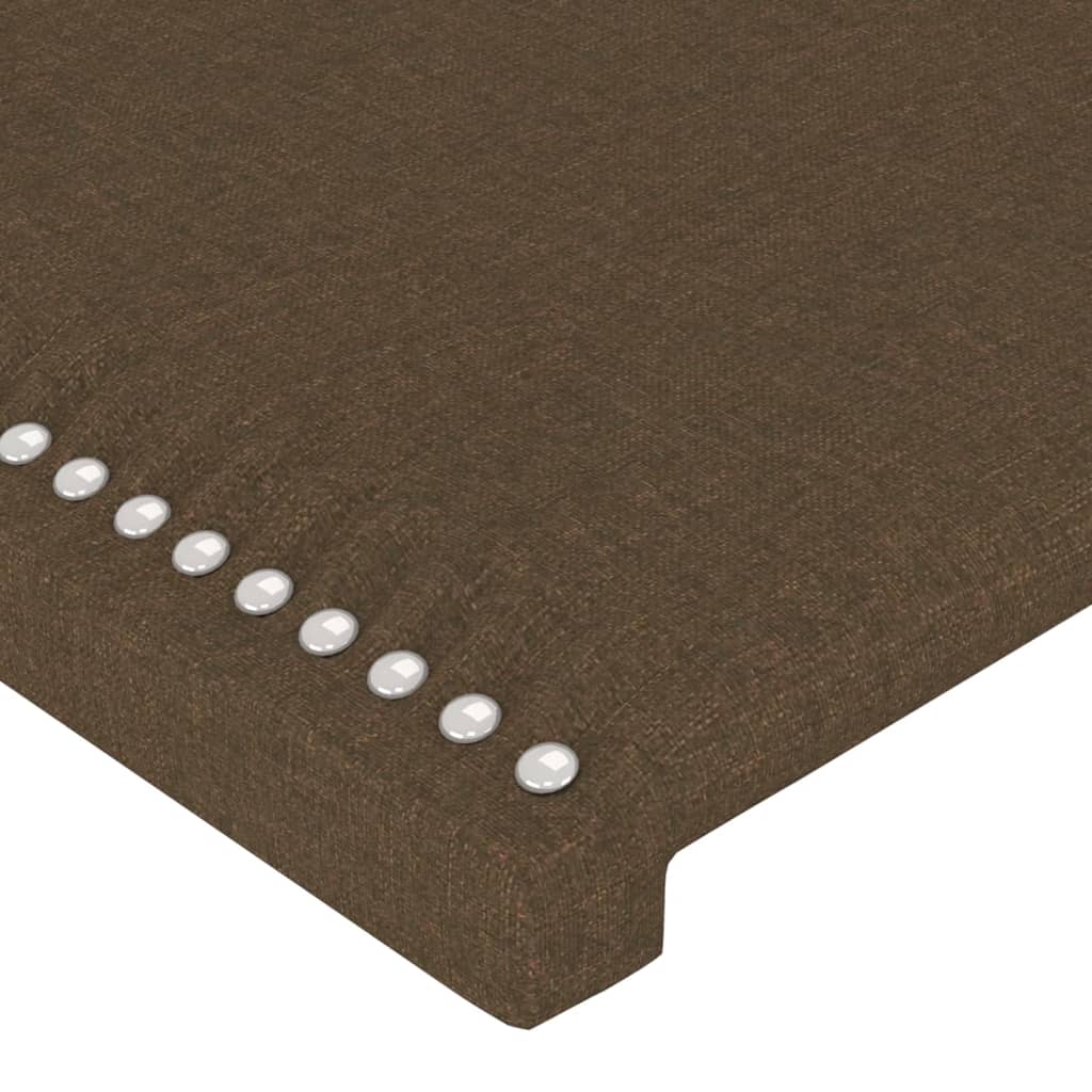 Testiera Ad Orecchio Marrone Scuro 183x16x78/88 Cm In Tessuto - Image 5