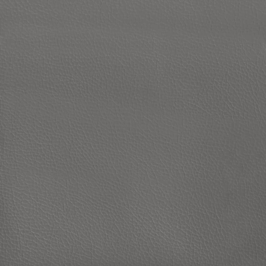 Testiera Ad Orecchio Grigia 183x16x78/88 Cm In Similpelle - Image 6