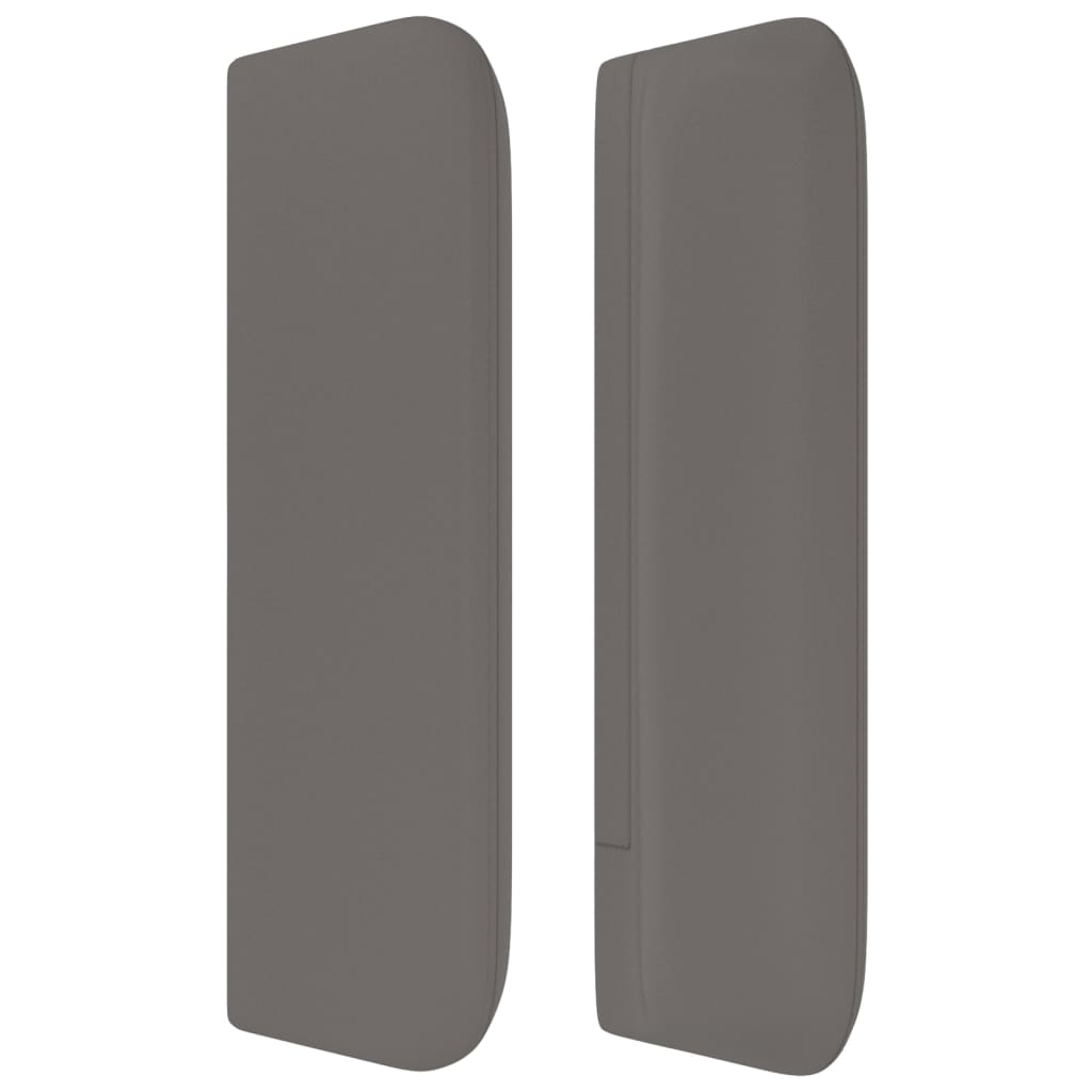 Testiera Ad Orecchio Grigio 203x16x78/88 Cm In Similpelle - Image 4