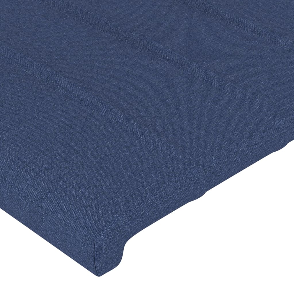 Testiera Ad Orecchio Blu 93x16x78/88cm In Tessuto - Image 5