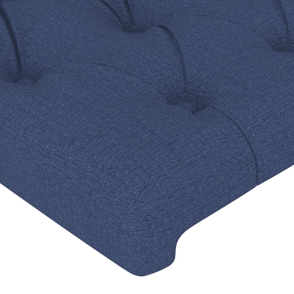 Testiera Ad Orecchio Blu 83x16x78/88cm In Tessuto - Image 5