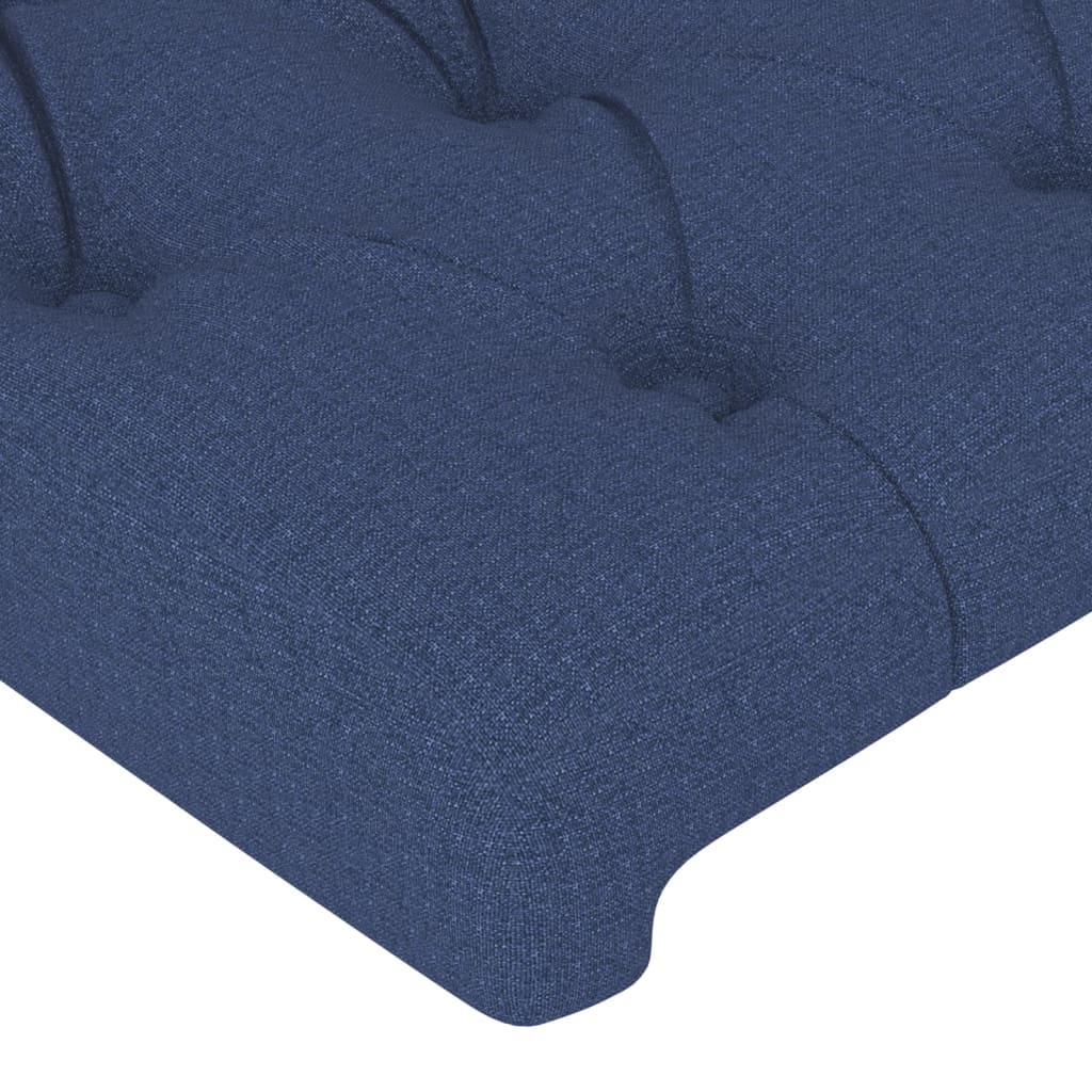 Testiera Ad Orecchio Blu 93x16x78/88cm In Tessuto - Image 5