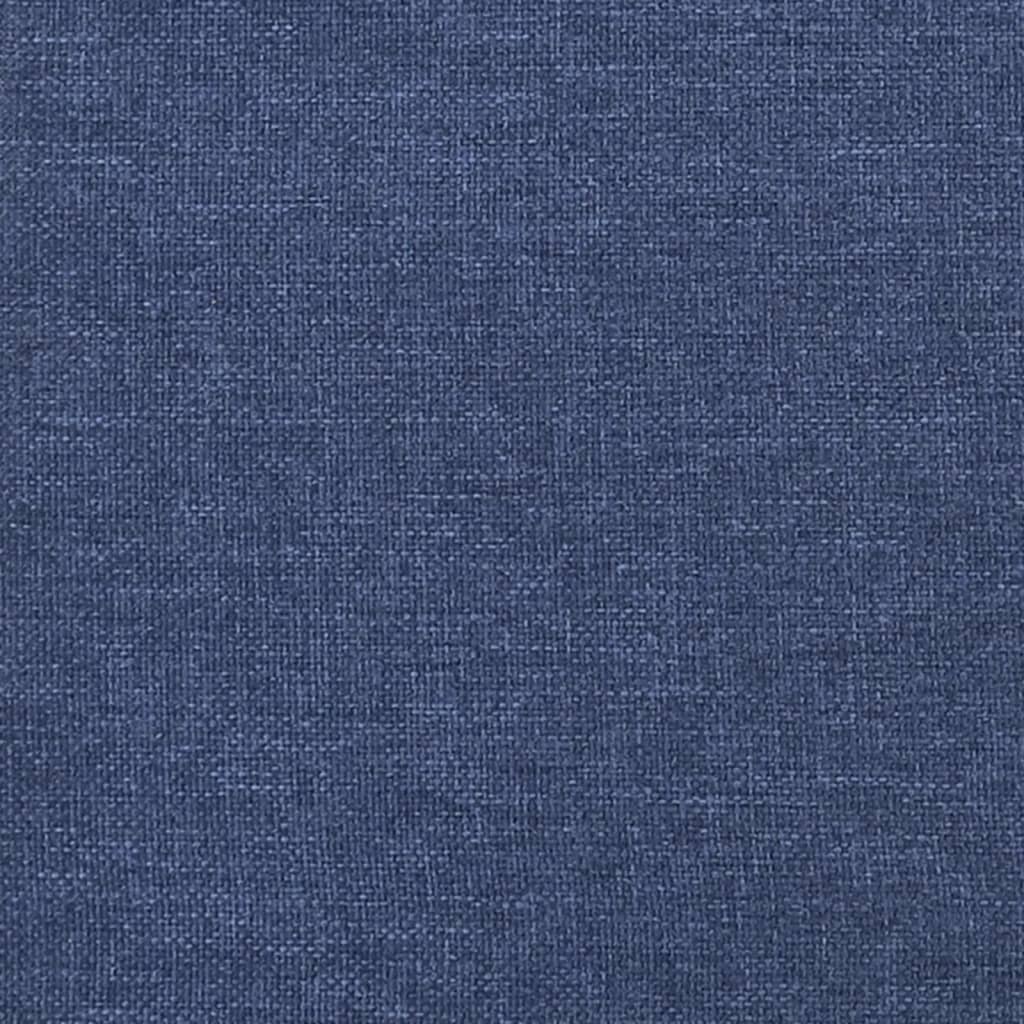 Testiera Ad Orecchio Blu 93x16x78/88cm In Tessuto - Image 6