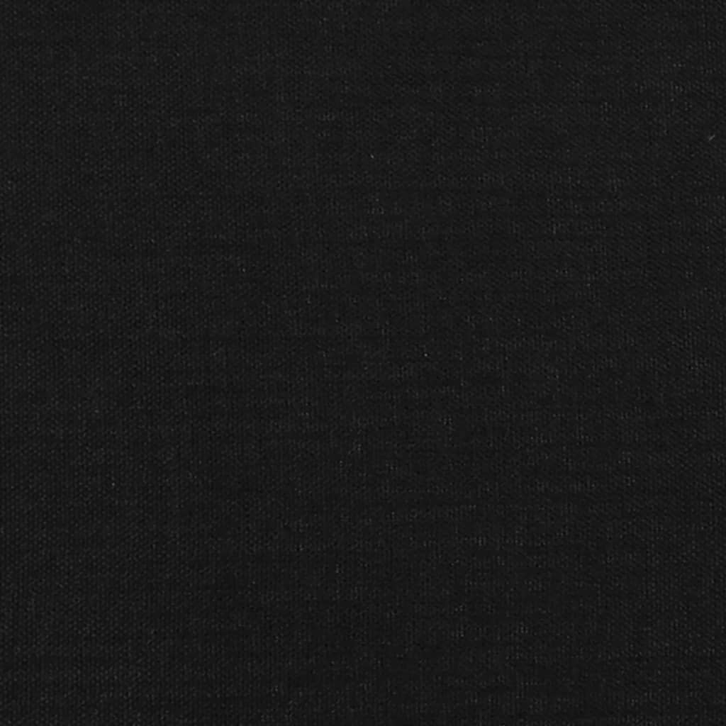 Testiera Ad Orecchio Nera 183x16x78/88 Cm In Tessuto - Image 6