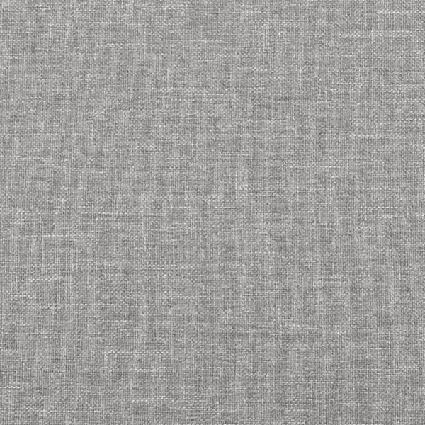 Testiera Ad Orecchio Grigio Chiaro 203x16x118/128 Cm In Tessuto - Image 6