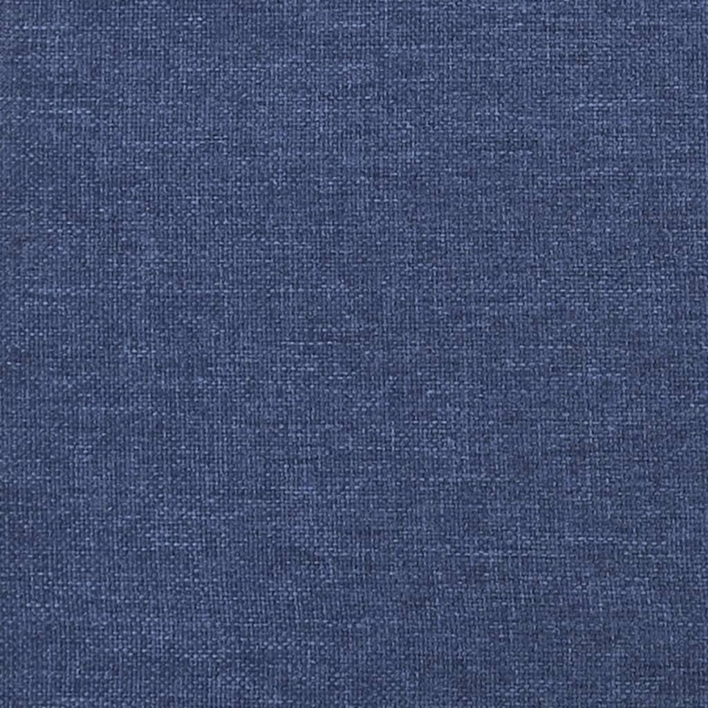 Testiera Ad Orecchio Blu 93x16x118/128 Cm In Tessuto - Image 6