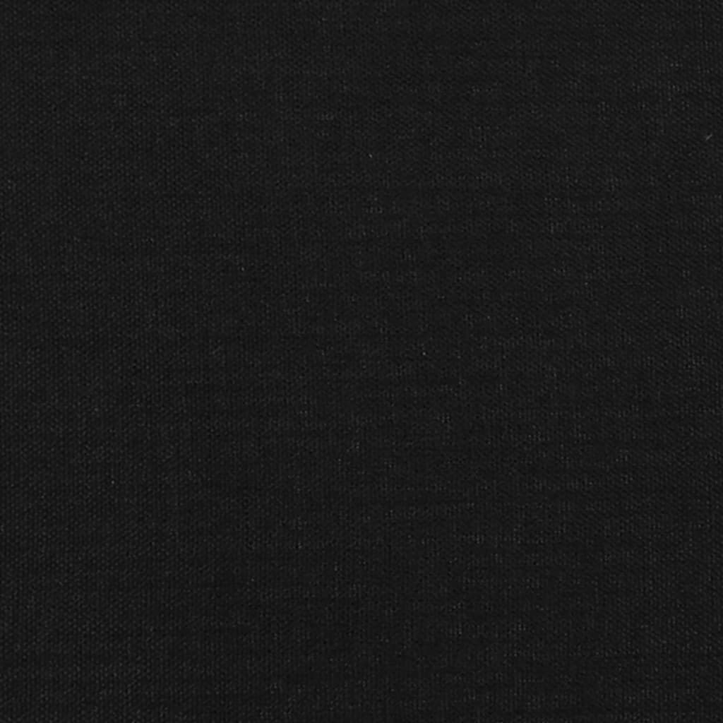 Testiera Ad Orecchio Nera 203x16x118/128 Cm In Tessuto - Image 6