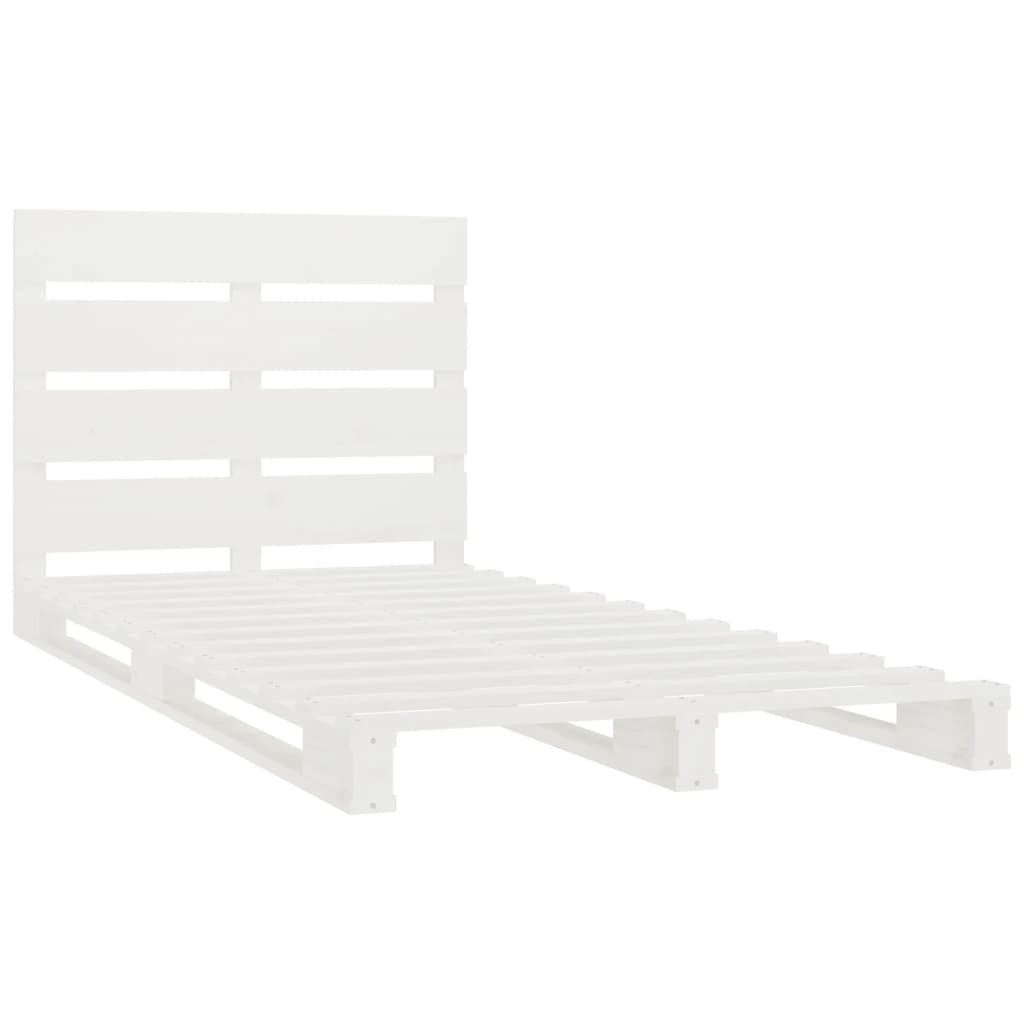 Giroletto Senza Materasso Bianco 100x200 Cm Legno Massello Pino - Image 5