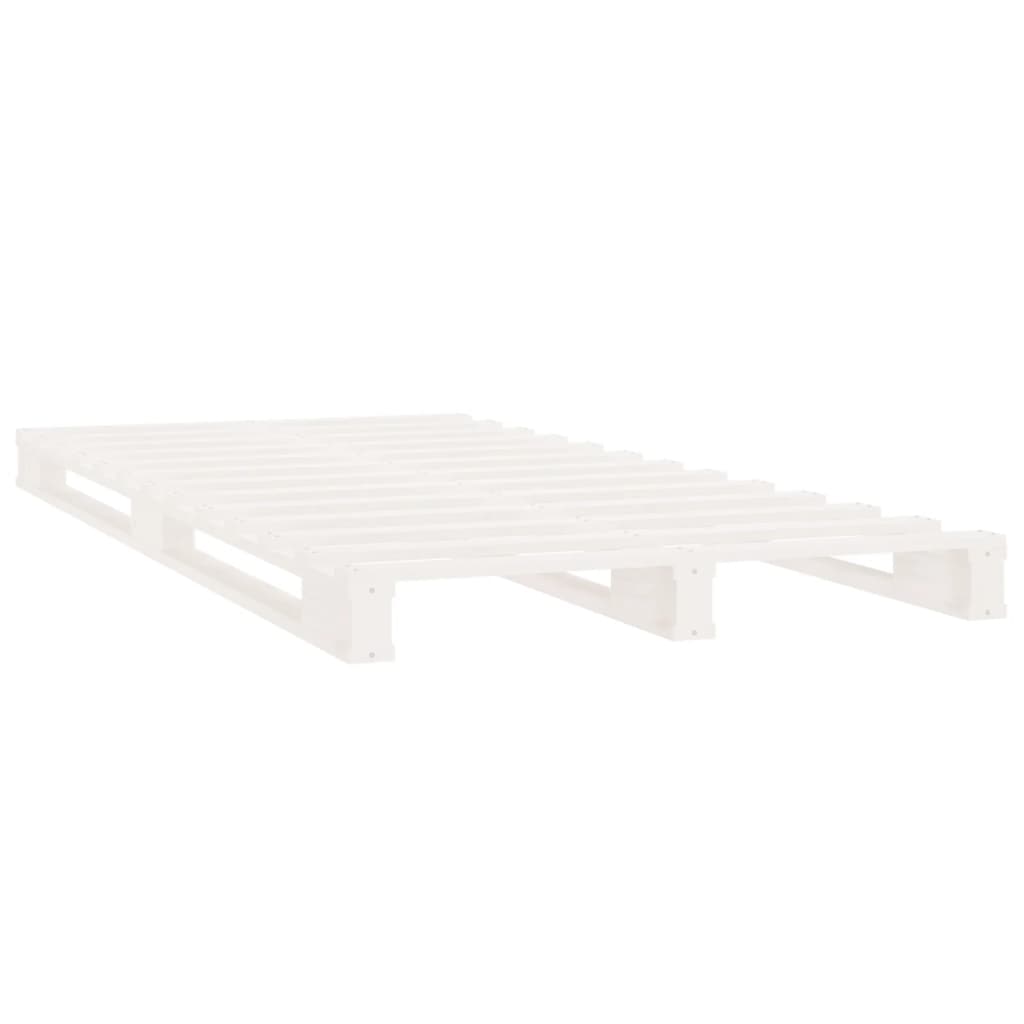 Giroletto Senza Materasso Bianco 100x200 Cm Legno Massello Pino - Image 6