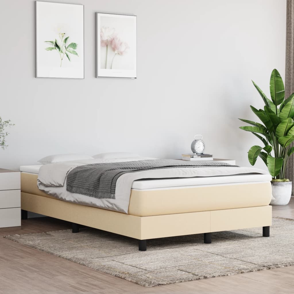 Giroletto Senza Materasso Crema 120x200 Cm Tessuto