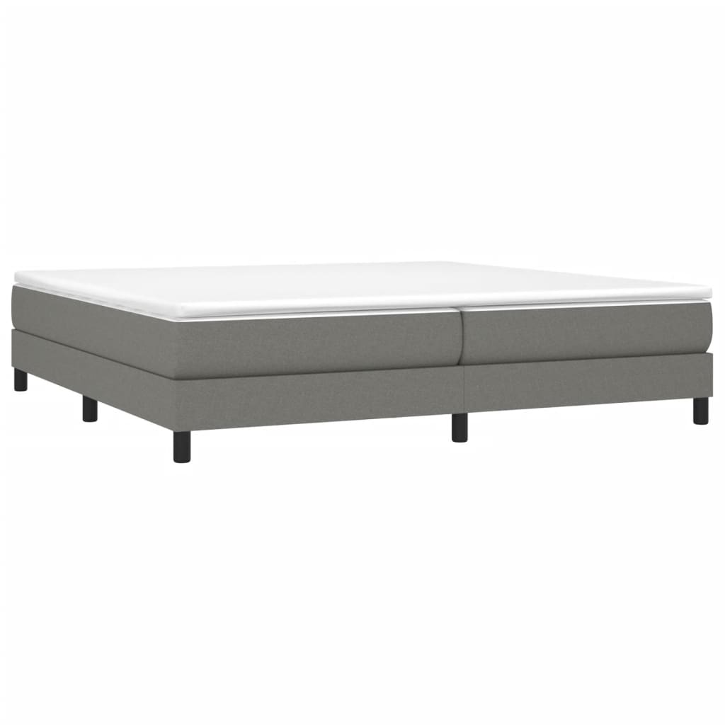 Giroletto Senza Materasso Grigio Scuro 200x200 Cm Tessuto - Image 3