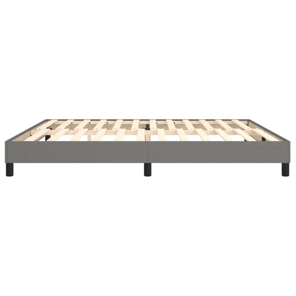 Giroletto Senza Materasso Grigio Scuro 200x200 Cm Tessuto - Image 6
