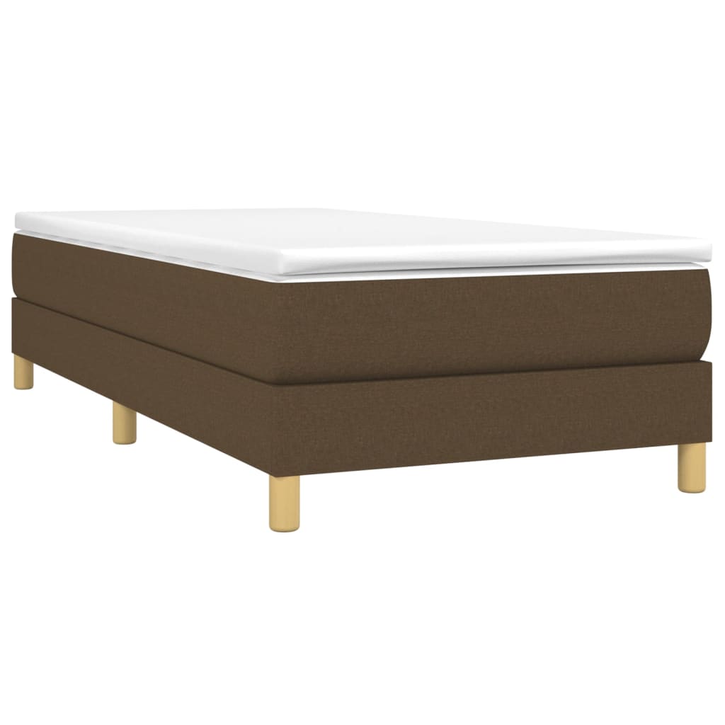 Giroletto Senza Materasso Marrone Scuro 100x200 Cm Tessuto - Image 3