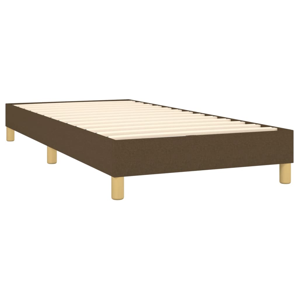 Giroletto Senza Materasso Marrone Scuro 100x200 Cm Tessuto - Image 4