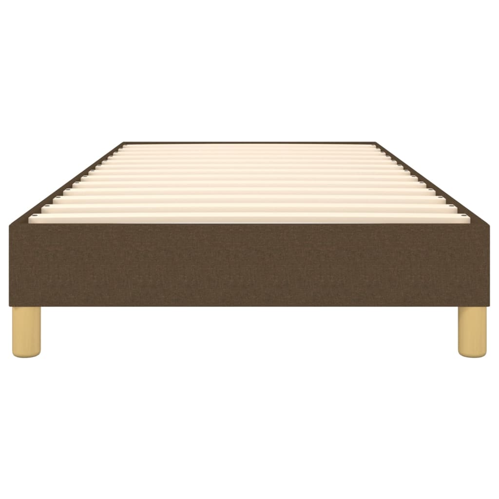 Giroletto Senza Materasso Marrone Scuro 100x200 Cm Tessuto - Image 5