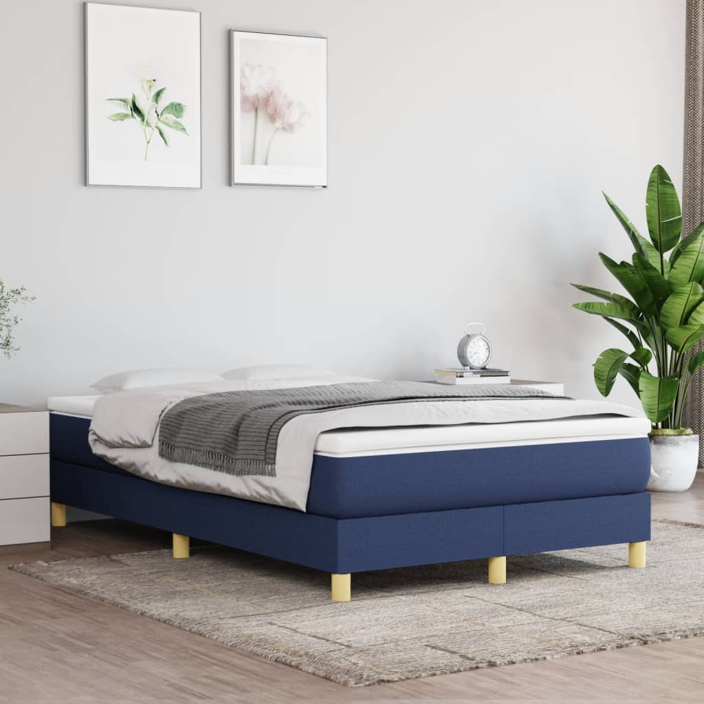 Giroletto Senza Materasso Blu 120x200 Cm In Tessuto