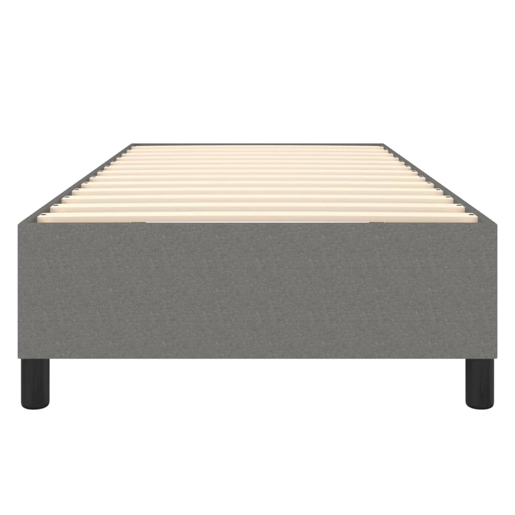 Giroletto Senza Materasso Grigio Scuro 90x200 Cm Tessuto - Image 5