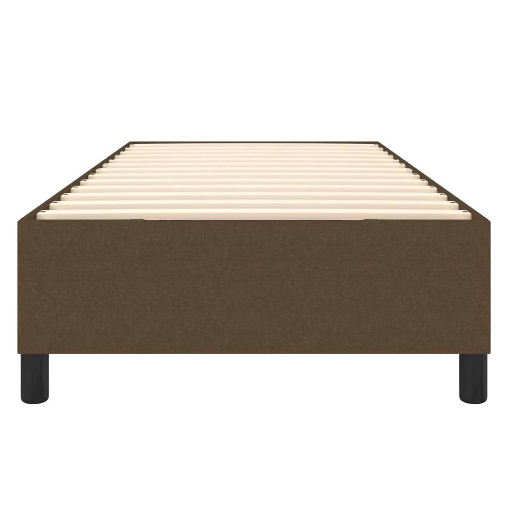 Giroletto Senza Materasso Marrone Scuro 90x200 Cm Tessuto - Image 5