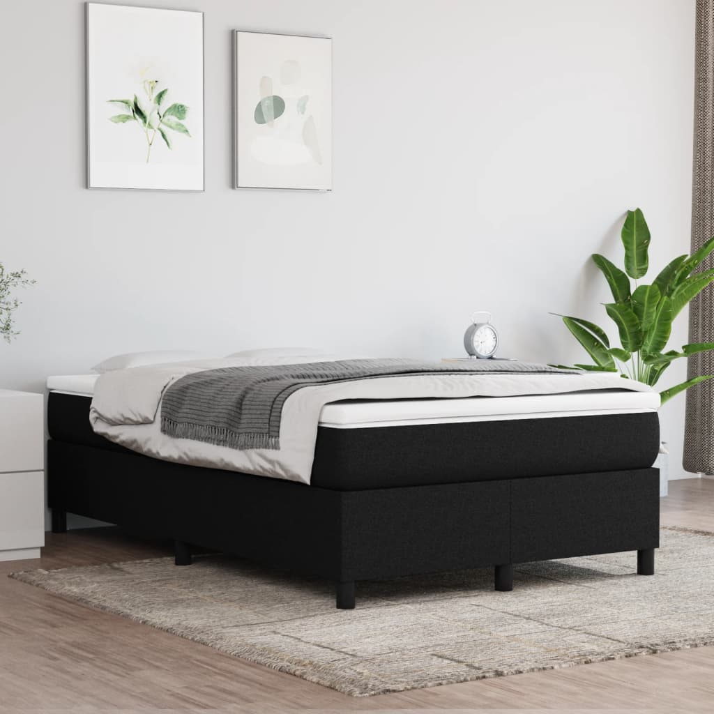 Giroletto Senza Materasso Nero 120x200 Cm Tessuto