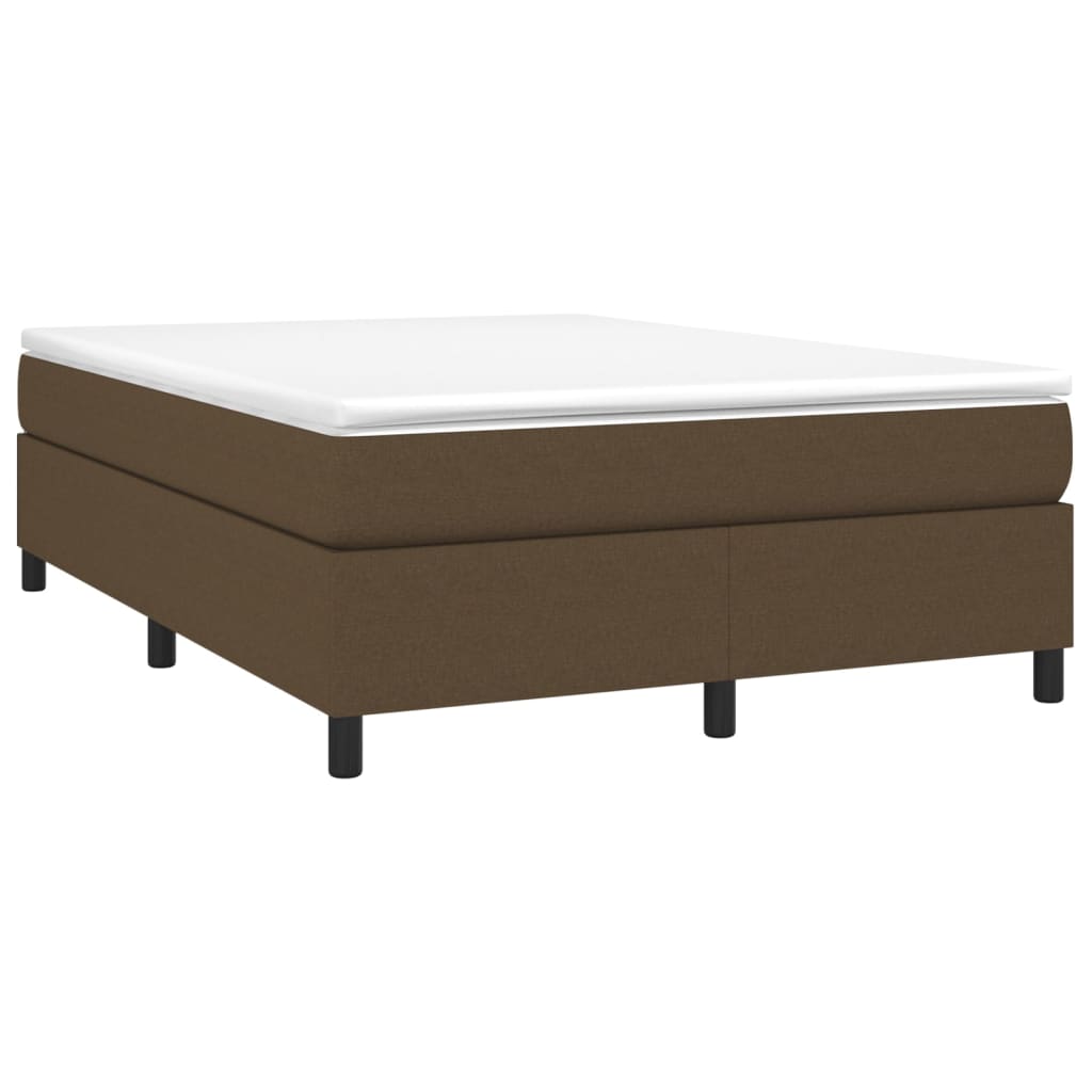 Giroletto Senza Materasso Marrone Scuro 140x200 Cm Tessuto - Image 3
