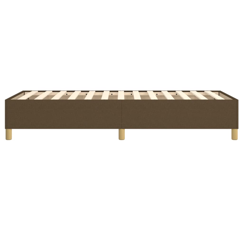 Giroletto Senza Materasso Marrone Scuro 90x200 Cm Tessuto - Image 6