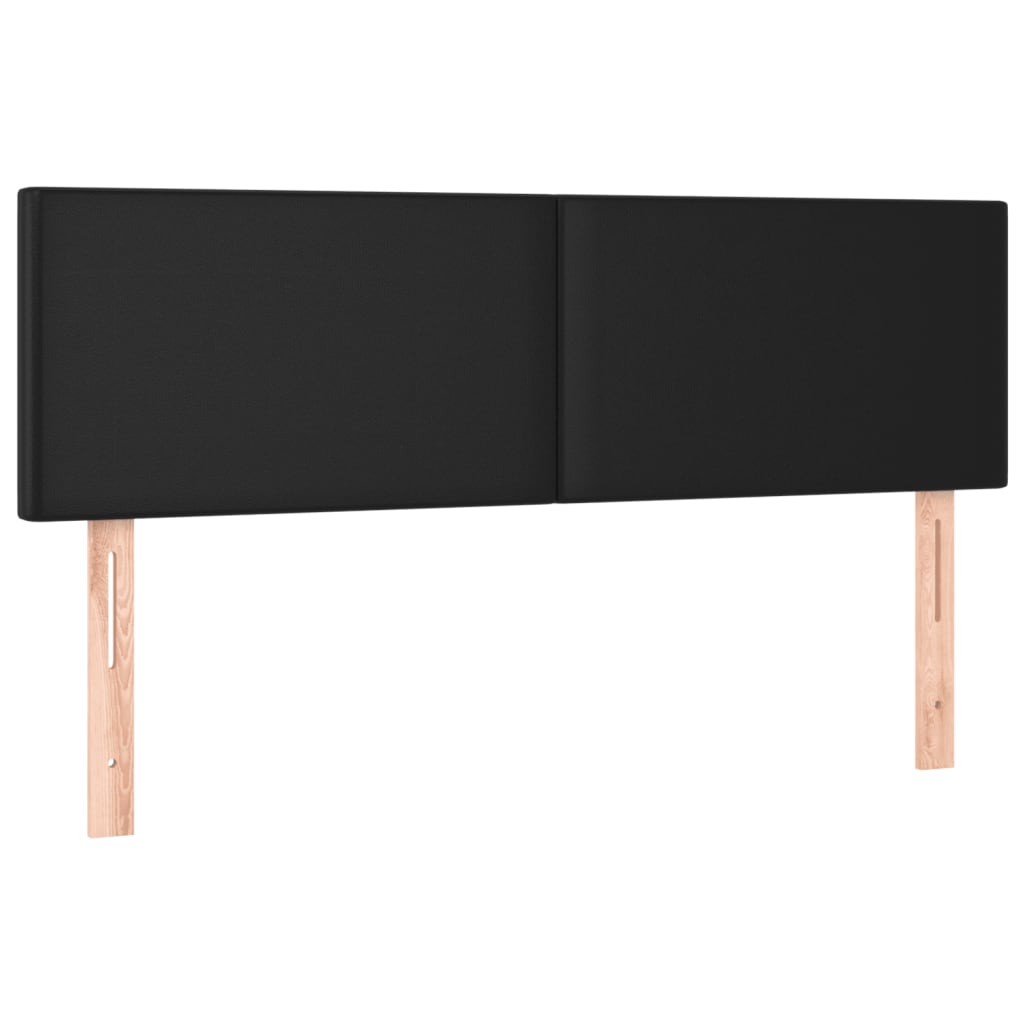 Testiera A Led Nera 144x5x78/88 Cm In Similpelle - Image 4