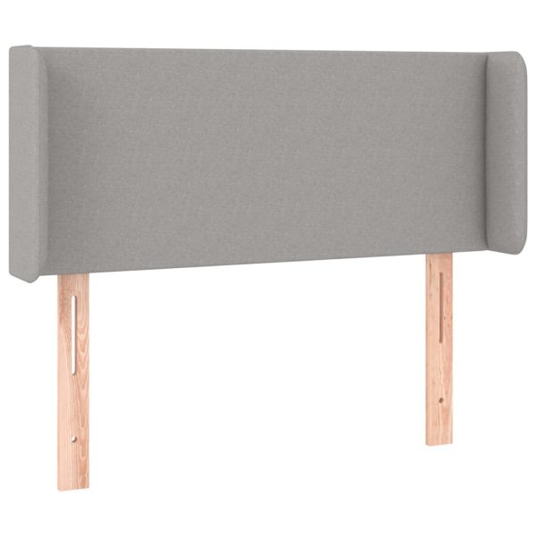 Testiera Grigio Chiaro A Led 83x16x78/88 Cm In Tessuto - Image 3