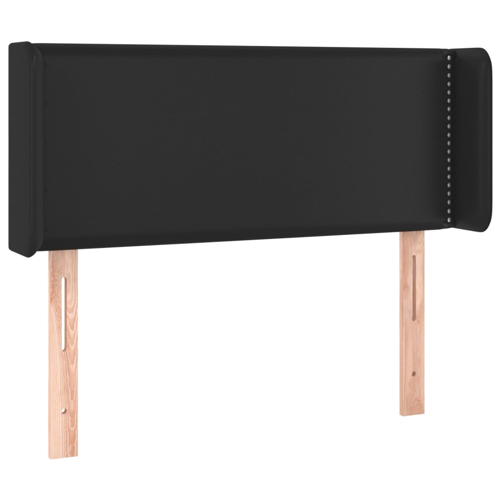 Testiera A Led Nera 83x16x78/88 Cm In Similpelle - Image 3